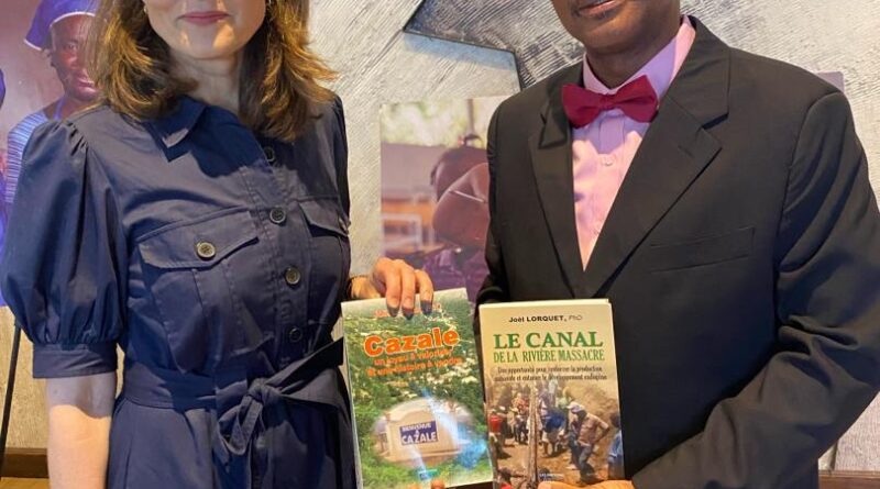 La princesse Sarah Zeid de Jordanie reçoit le Dr Joël Lorquet