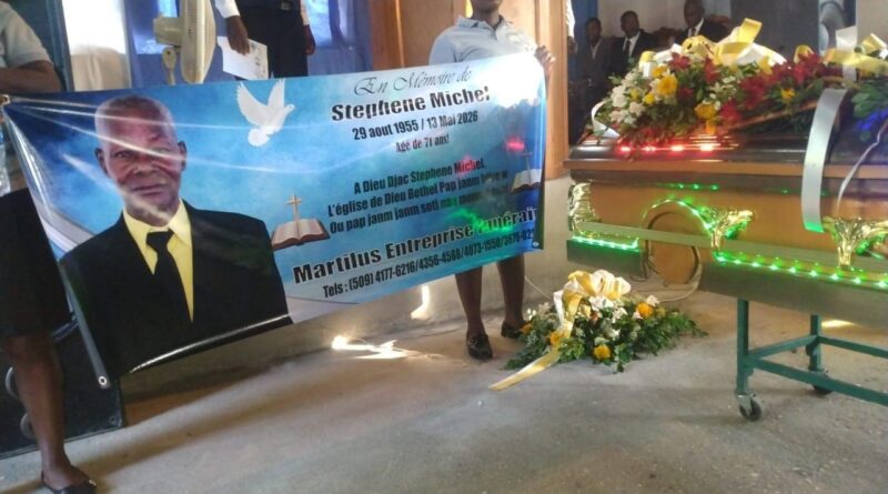 Dernier hommage à Stephene Michel, victime des violences dans la capitale haïtienne