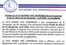 PATI KONBIT POU DEMOKRASI dénonce un projet de décret électoral « anti-démocratique » et appelle à sa révision urgente