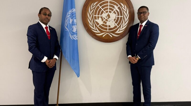 Diplomatie: Louis-Albert Moïse et Wilson Sanon portent la voix de la jeunesse haïtienne à l’ONU