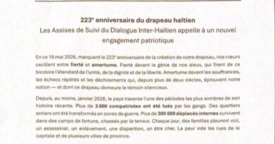 223e anniversaire du drapeau : les Assises du Dialogue Inter-Haïtien lancent un cri d’alarme