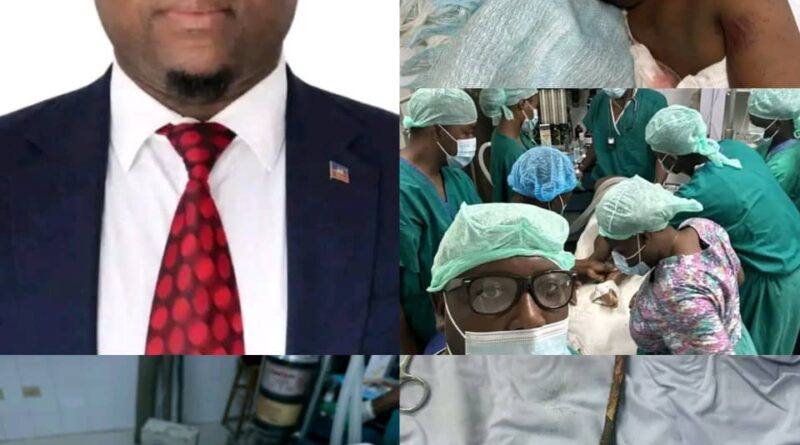 Haïti-Santé: Le Dr Berthony François et son équipe sauvent la vie d’une fillette de deux ans blessée d’un fer qui à pénetrer sa tête