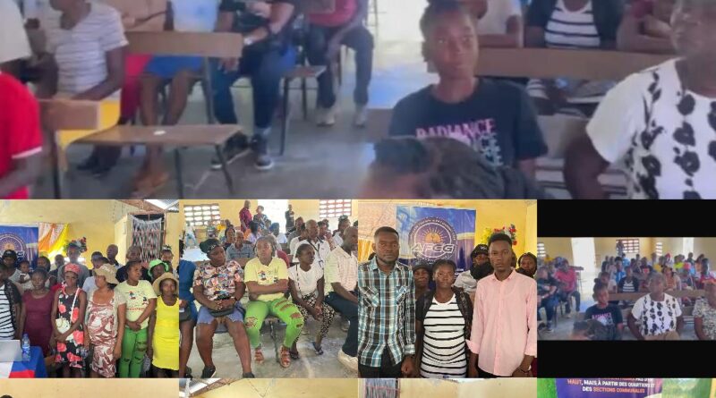 AFCG/PAYSAN poursuit son expansion dans les sections communales de Jean-Rabel