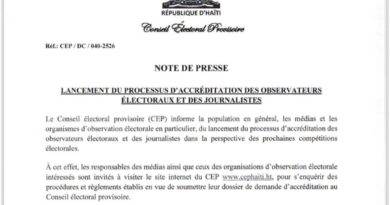 Le CEP ouvre le processus d’accréditation des journalistes pour les élections de 2026-2027