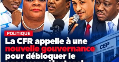 Crise en Haïti : la CFR réclame des mesures urgentes pour débloquer le processus électoral