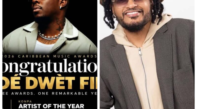Caribbean Music Awards 2026 : Joé Dwèt Filé triomphe, Alan Cavé honoré pour son héritage dans le Konpa