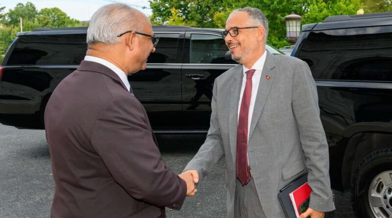SG Albert Ramdin rankontre ak PM Alix Didier Fils-Aimé